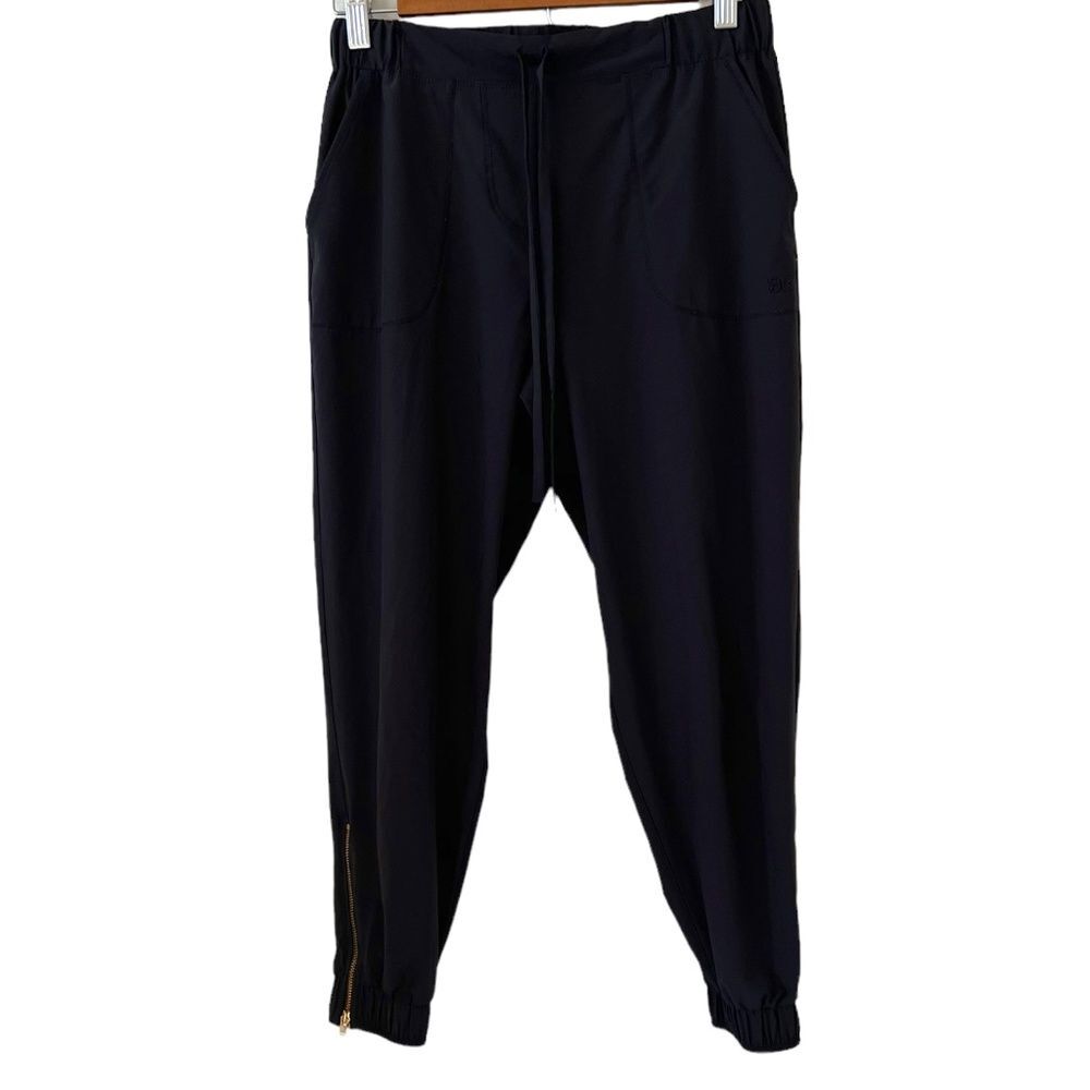 Albion Jetsetter Nylon Zip Ankle Joggers In Black Size XSP